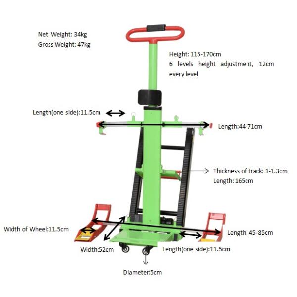 Customizable Stair Climbing Wheel Chairs Electric Powered Green Black