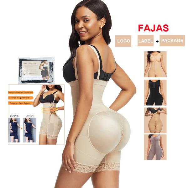 Calcinha de controlo Shapewear 5XL HEXIN Plus Size Butt Lifter com fecho lateral