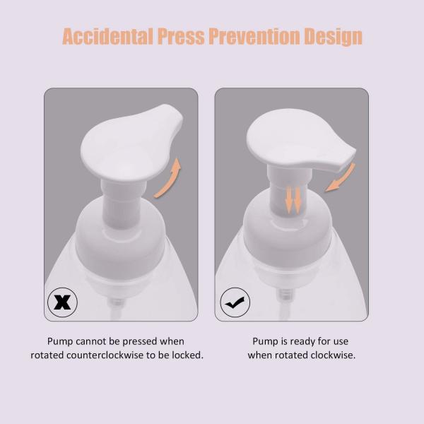 White 40mm/410 Plastic Dispenser Foam Soap Pump No Leakage