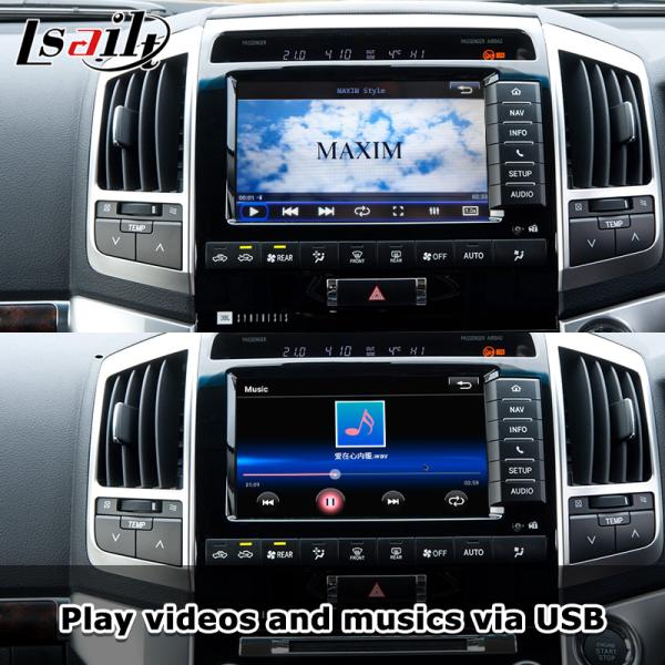 プラグアンドプレイ Apple CarPlayインターフェイス for Land Cruiser 200 2013-2021 多言語,360カメラ,逆カメラサポート