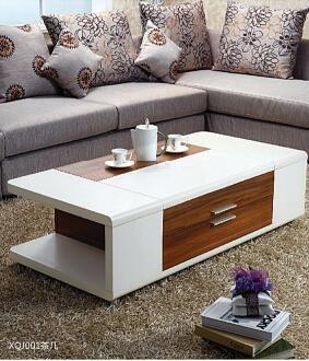 Personalised Living Room Furniture Tables / Simple Coffee Table Bright Color