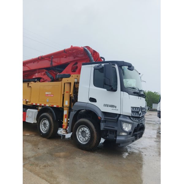 used 2020 SANY 56m Concrete Pump Truck Mercedes Chassis Like New So beatiful  Low Working Hours