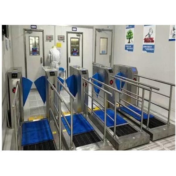 100W Clean Room Equipments / Automatic Shoe Cleaning Machine For Air Shower