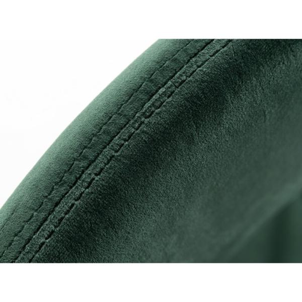 Elegant Green 810mm Metal Frame Velvet Chair for Living Room