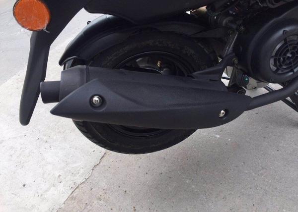 4 Stroke Gas Motor Scooter , Moped Motor Scooter Iron Muffler Hydraulic Shock