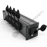 6 Channel TR Out XLR Connectors Powercon Power Coupler Distribution Output Box with Plastic Housing Material
