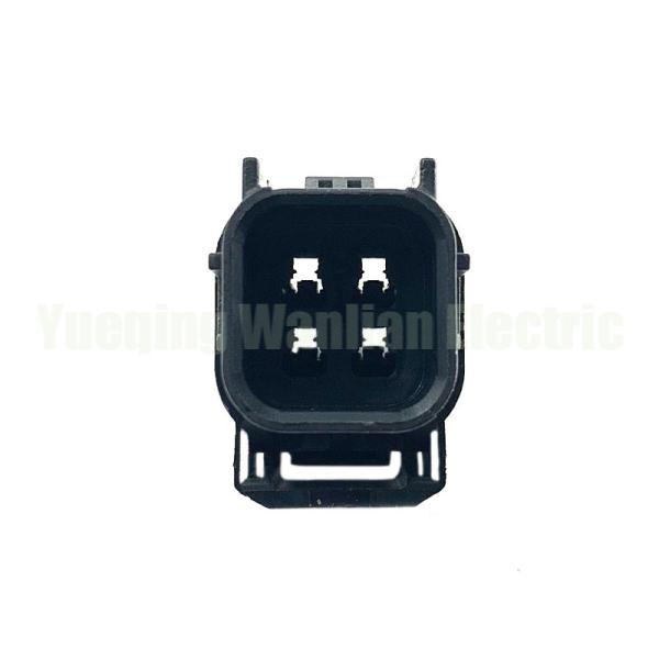 6181-6783 4 Pin Waterproof Connector LED Headlight Speaker Socket Black