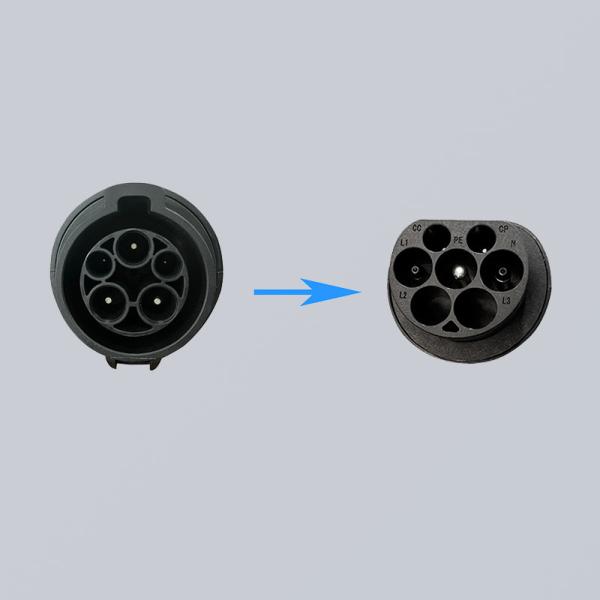 GB/T Type 1 Type 2 EV Charging Adapter EV Charging Accessories