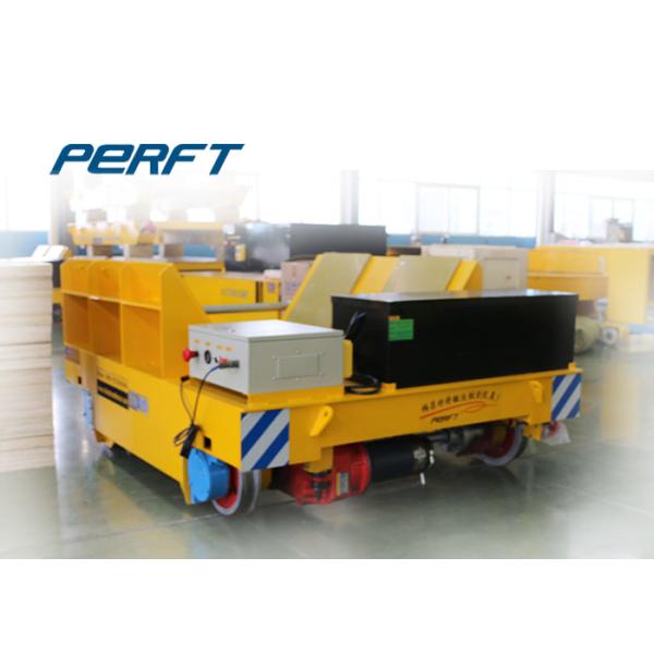 PLC System Remote Controlled Battery Motorized Steel Coil Transfer Car on Rails for Aluminum Coiling Plant