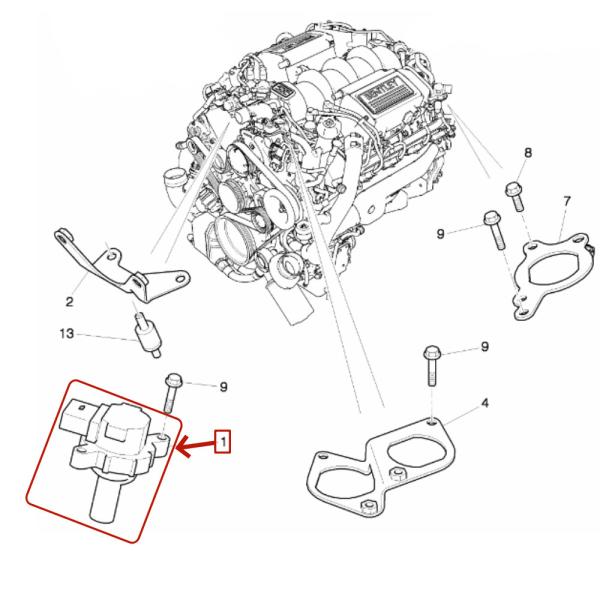 For Bentley Mulsanne 6.8 V8 Lgnition Coil OEM 07V905115 07V905115A