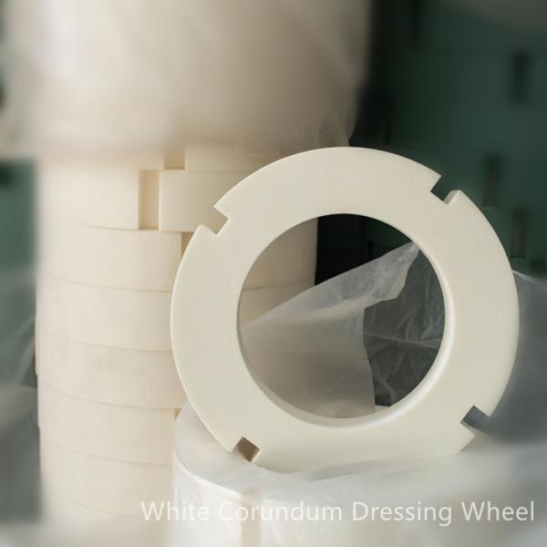 205mm Ceramic Sintered White Corundum Dressing Wheel For Hard Steel materials Grinding