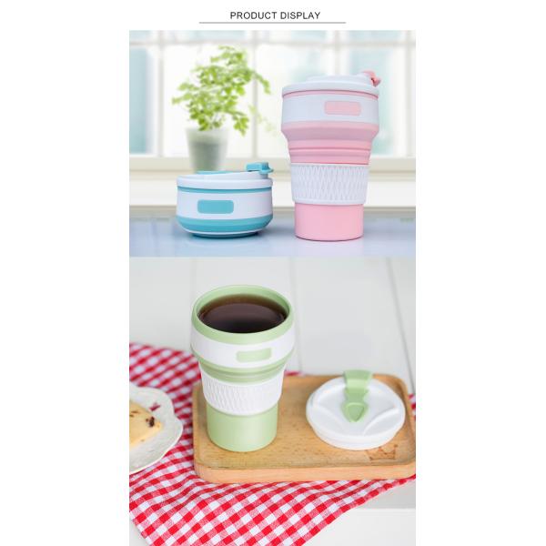 350ml BPA Free Silicone Reusable Collapsible Water Cup