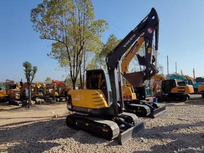 EC60D Excavadora Volvo usada 3800mm Profundidade máxima de escavação Combinação de produtividade de energia