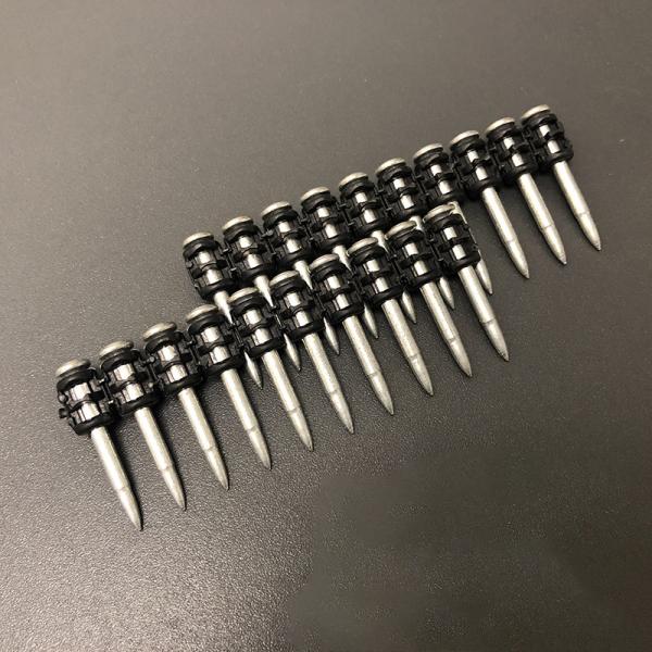 3.0x16mm гальванизированные Collated ногти шагают голова DN хвостовика ноготь прикалывает для бетона