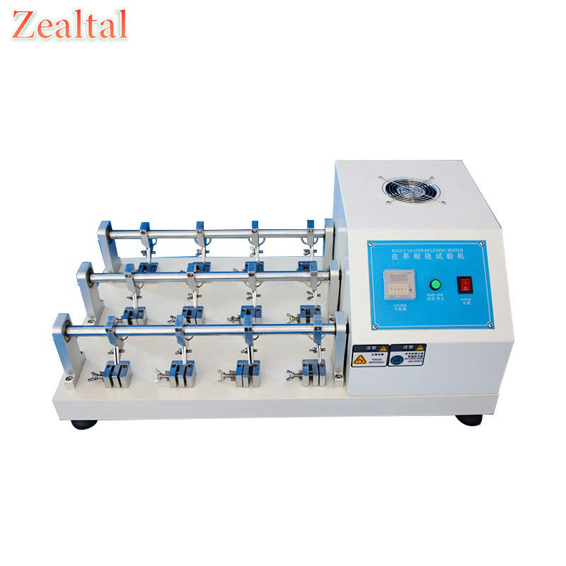 Leather Flexing Tester Reciprocating Flexing Mechanism Multi Sample Tester for Garment Leather Bending Resistance Test