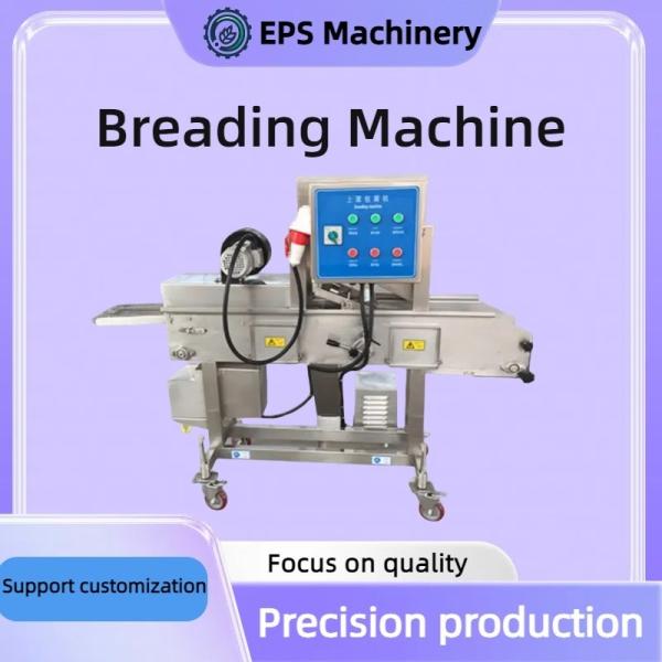 Food Chicken Breading Equipment Batter Crumb Coating System 100kg/H