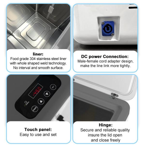 -86C Degree 25L Mini Medical Freezer for Vaccine Transport Portable and High Capacity