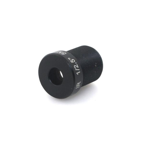 Durable M12 CCTV Lens 8mm Focal Length F2.0 1/2.5 5.0MP Resolution Long Lifespan