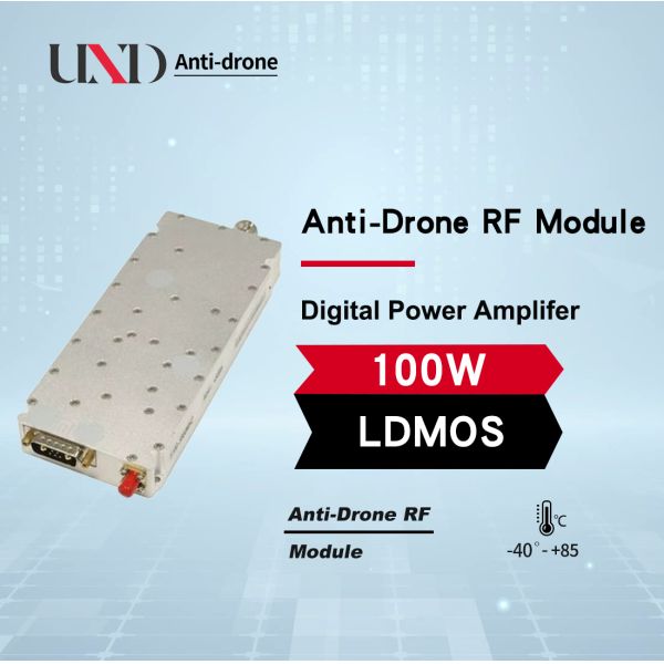 Customized 100W LDMOS Lora Anti-FPV Amplifier Power Module 720-1020MHz RF Unit 28-32V for Defense System UND UND-JM50