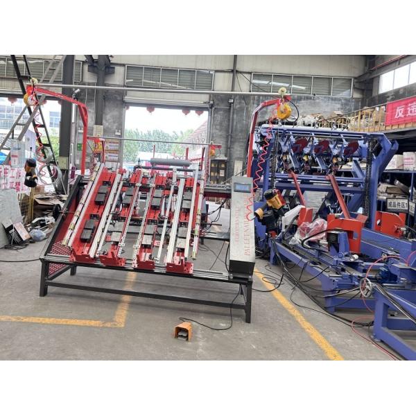 Блок изготовления паллет ногтей машины евро стиль паллет ногтей с 2 гвоздями пистолетов