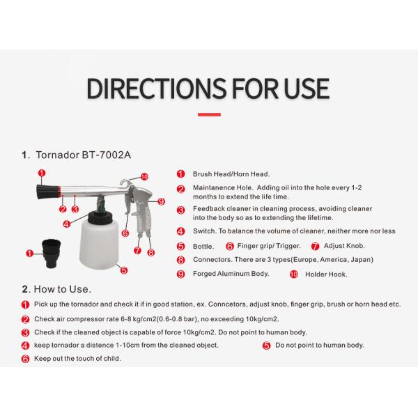 Silver Casting Car Washing Gun For Japan And Europe Gift Packaged