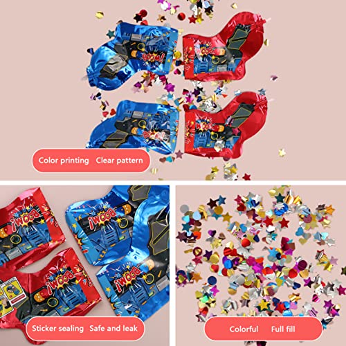 Gun Shape Autoinflation Inflatable Confetti Gun for Green Year Wedding Birthday Party
