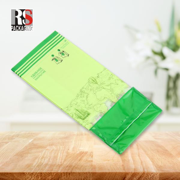 Частный маркировки партии Clear Opp Flat Bottom Bag натуральные съедобные пищевые упаковочные пакеты