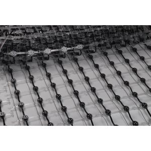 Newest Product P143 DMX512 RGB Waterproof Point Lights Christmas Lights Flexible Transparent Led Mesh Screen Display