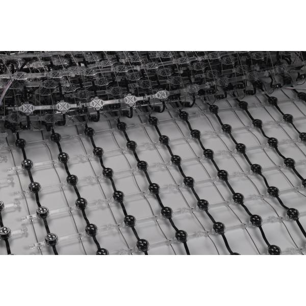 IP67 Waterproof DC12V Outdoor LED Mesh Screen Flexible Mesh Curtain for Large Scale Advertising and Event Displays