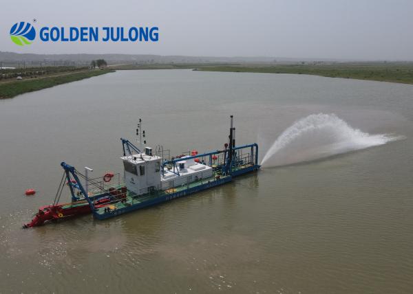 800m3/h Dredger Boat JLCSD250 Cutter Suction Dredger Efficiently Dredging Different Types Of Sand Mud Clay