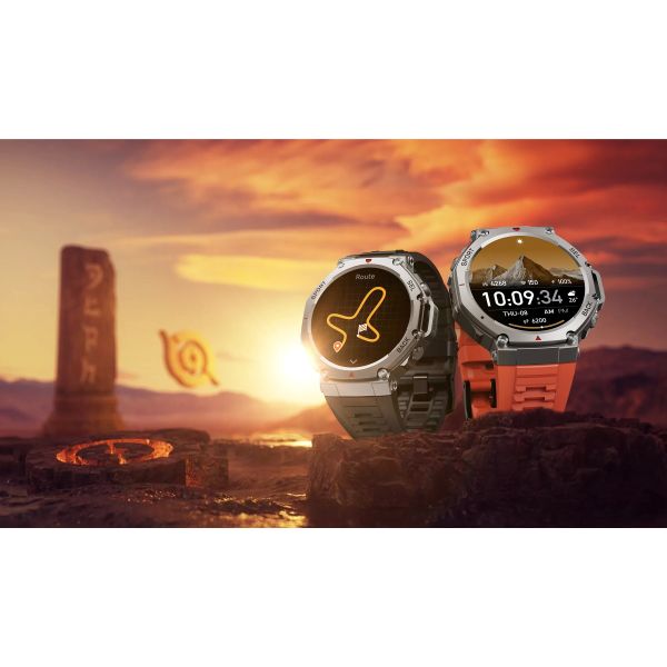 GPS Smart Watch 1.43'' AMOLED Display GLONASS BDS Galileo NAVIC QZSS 5ATM Waterproof DM58