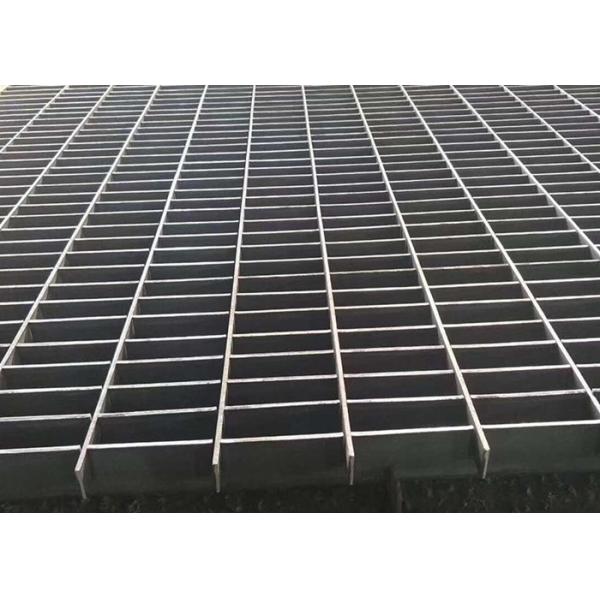 Hot Dip Galvanized Steel Walkway Grating 6mm Thickness Anti Theft