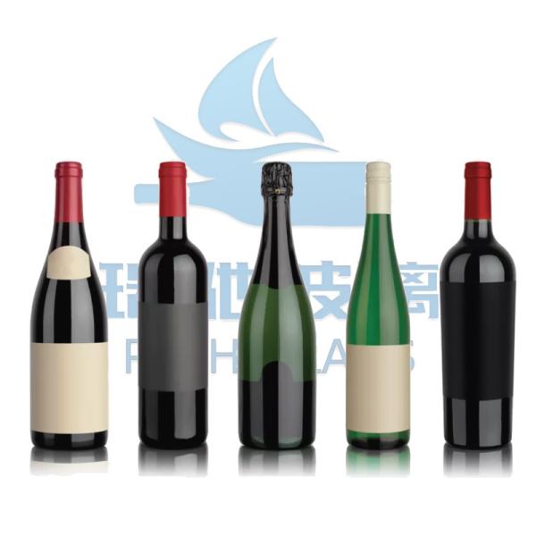 500ml/750ml/1500ml Bordeaux Borgoã Hock Verde Garrafa de Vidro Luminoso para Vinho