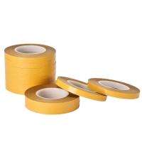 Fita dupla adesiva de forro amarelo Fita de filme de PVC branca Substituição de Tesa 4970