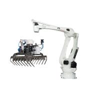 6 axes Charge utile 130 kg atteindre 3255 mm Kawasaki CP180L bras robot avec pince pour palettiseur