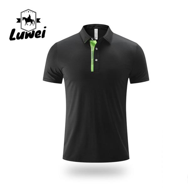 Мужчины Polo Sport футболка вышитый логотип бизнес короткий рукав