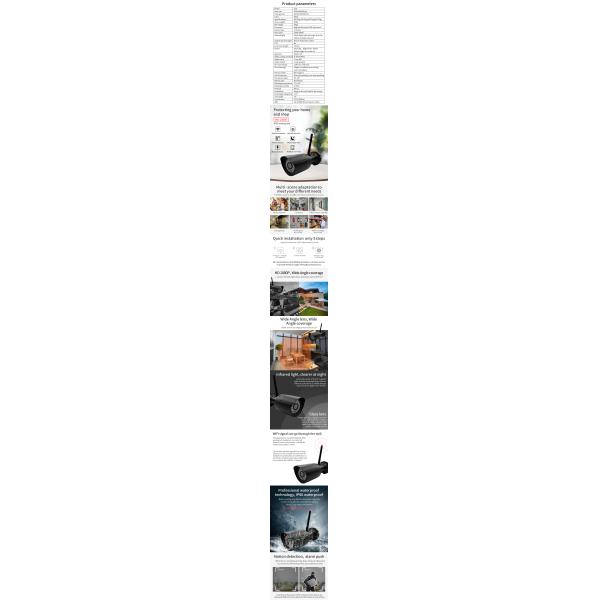 1080P Outdoor Wifi Camera(Z10-Private model)