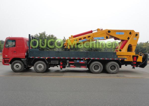 Straight Arm Truck Mounted Boom Crane Reliabile With ISO 9001 Certification