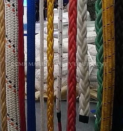3/8/12/24 strand PP filament / polyester marine mooring ropes