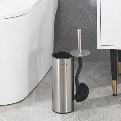 Pincel de limpeza de banheiro com suporte de aço inoxidável OEM aceitável