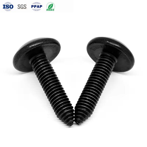 C1022A Parafusos de aço carbono galvanizados parafusos revestidos de zinco preto para fixações de automóveis OEM