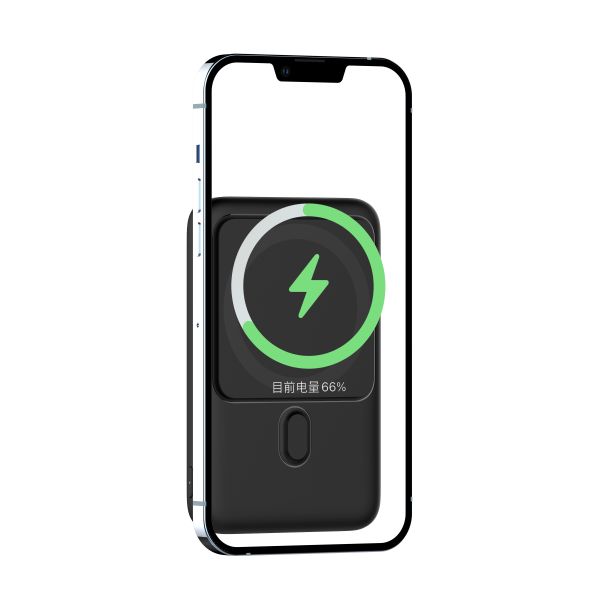 10000mAh Mini Power Bank With Holder 22.5W High Capacity Wireless Charging OEM