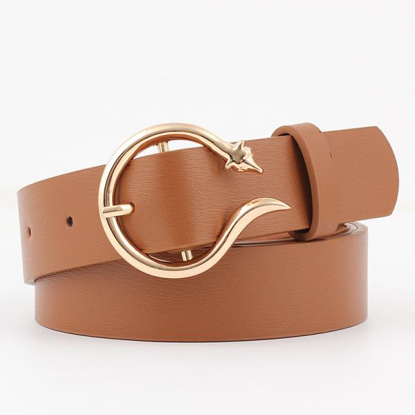 OEM Pu Leather Belts Women Fashion Sexy Wide 3.0cm Waistband