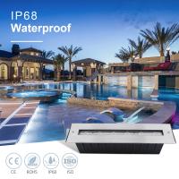 Nouveau rectangle faisceau asymétrique lumineux IP68 SS316L lumière sous-marine LED lumière submersible