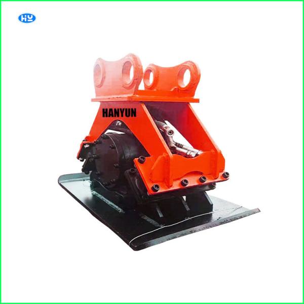 12-16 aço de grande resistência vermelho de Ton Excavator Hydraulic Compactor Plate