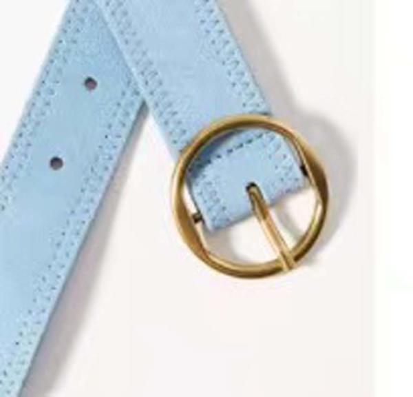 TGKELL Square Buckle Belt Womens Adjustable Anti Brass Gold Rose Mixed Colour