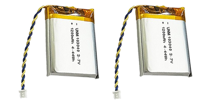 3.7V перезаряжаемая ли-полимерная батарея 103040 1200 мАч для медицинских приборов и светодиодных ламп