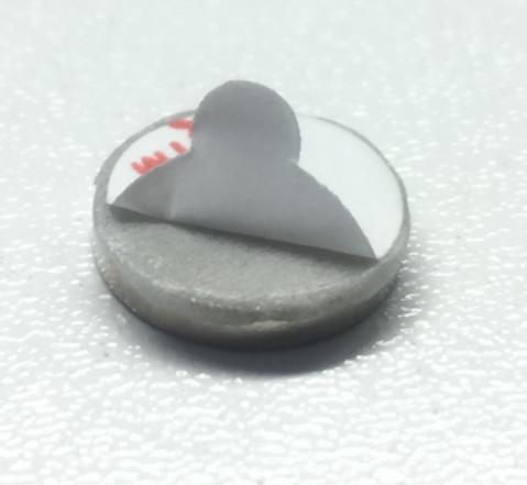 N35 Grade Neodymium Permanent Magnets Disc 10x1mm With 3M Double-Sided Tape