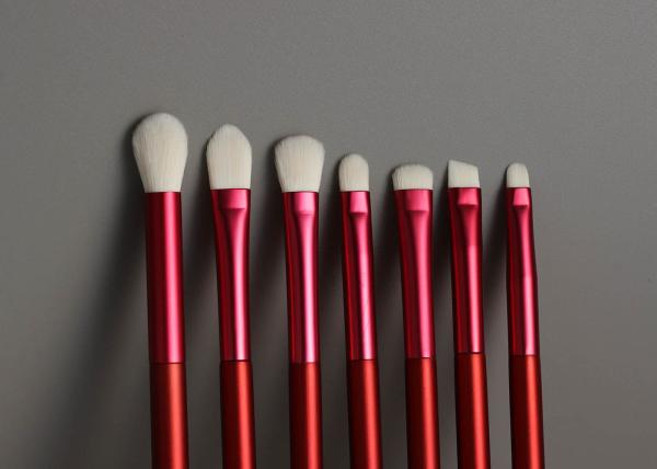 Escova de mistura do destaque vermelho sintético da fundação do pó do grupo de escova da composição 12PCS