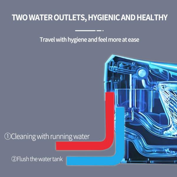 Floor Mounted Ceramic One Piece Intelligent Toilet Bowl Bathroom White Bidet